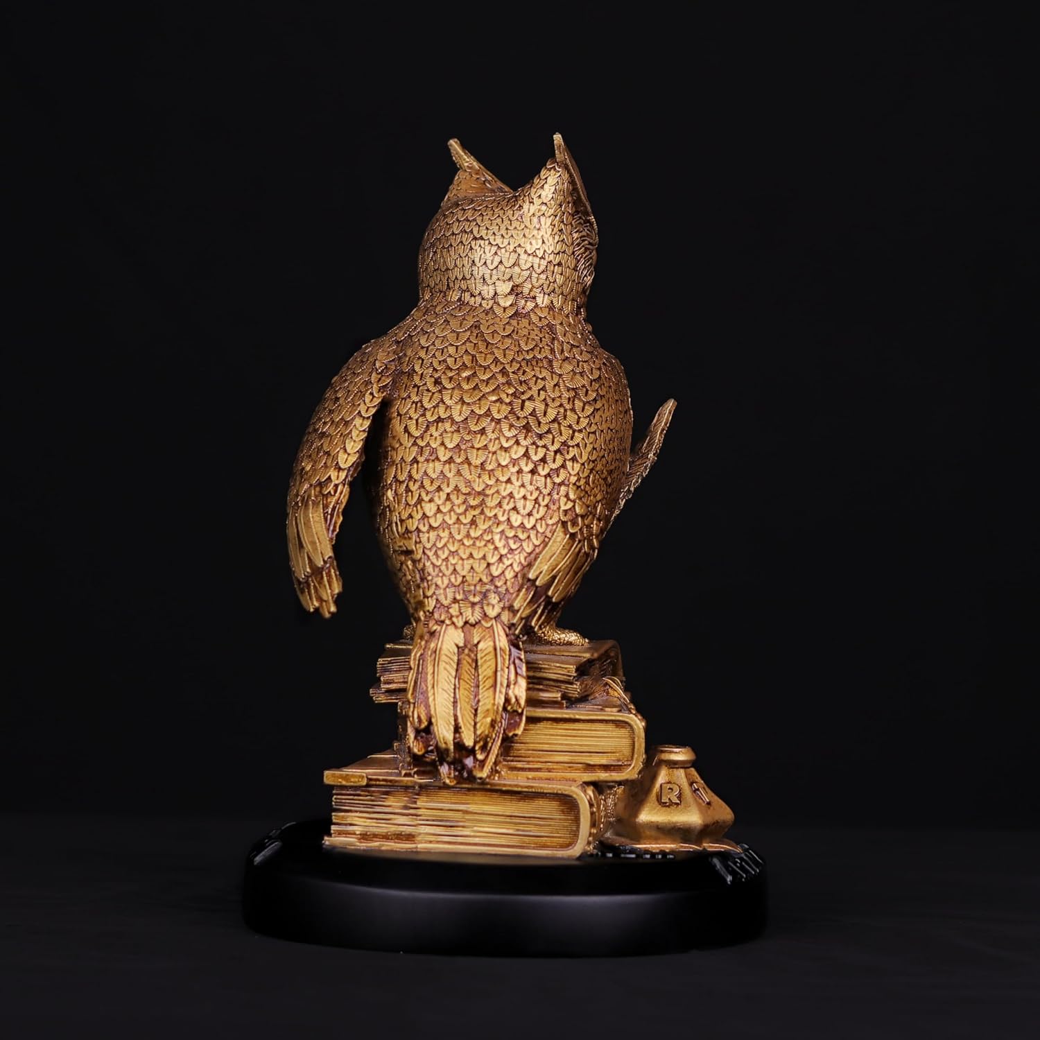 Handmade Owl Statue for Home Decor and Desk