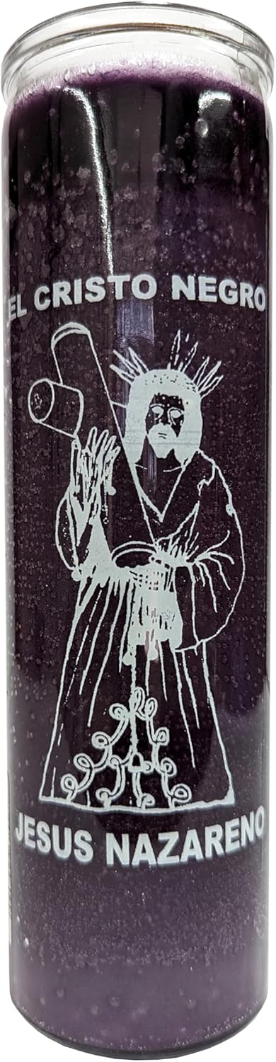 Generic Jesus Nazareno Purple Pillar Candle