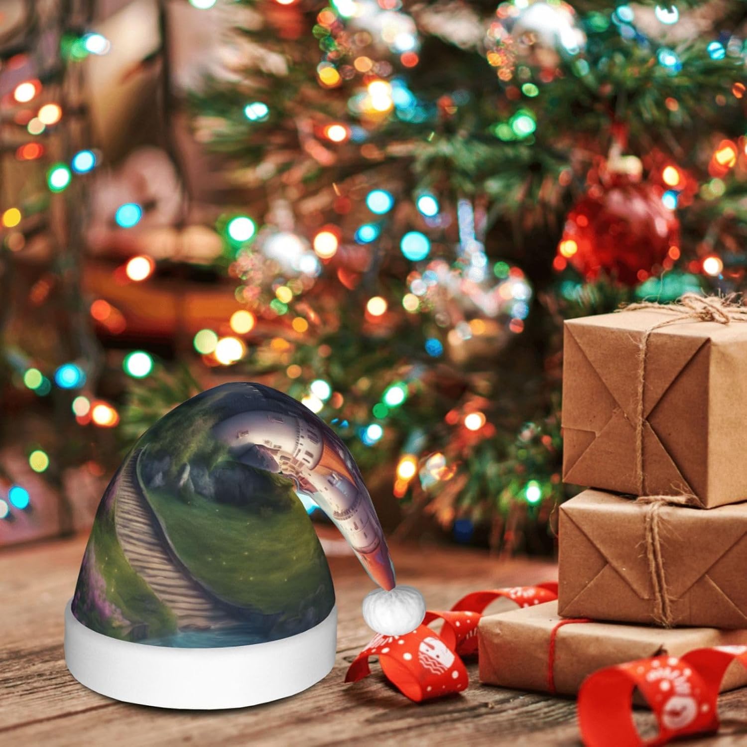 QINZHENG Magic Fairy Tale Castle Santa Hat