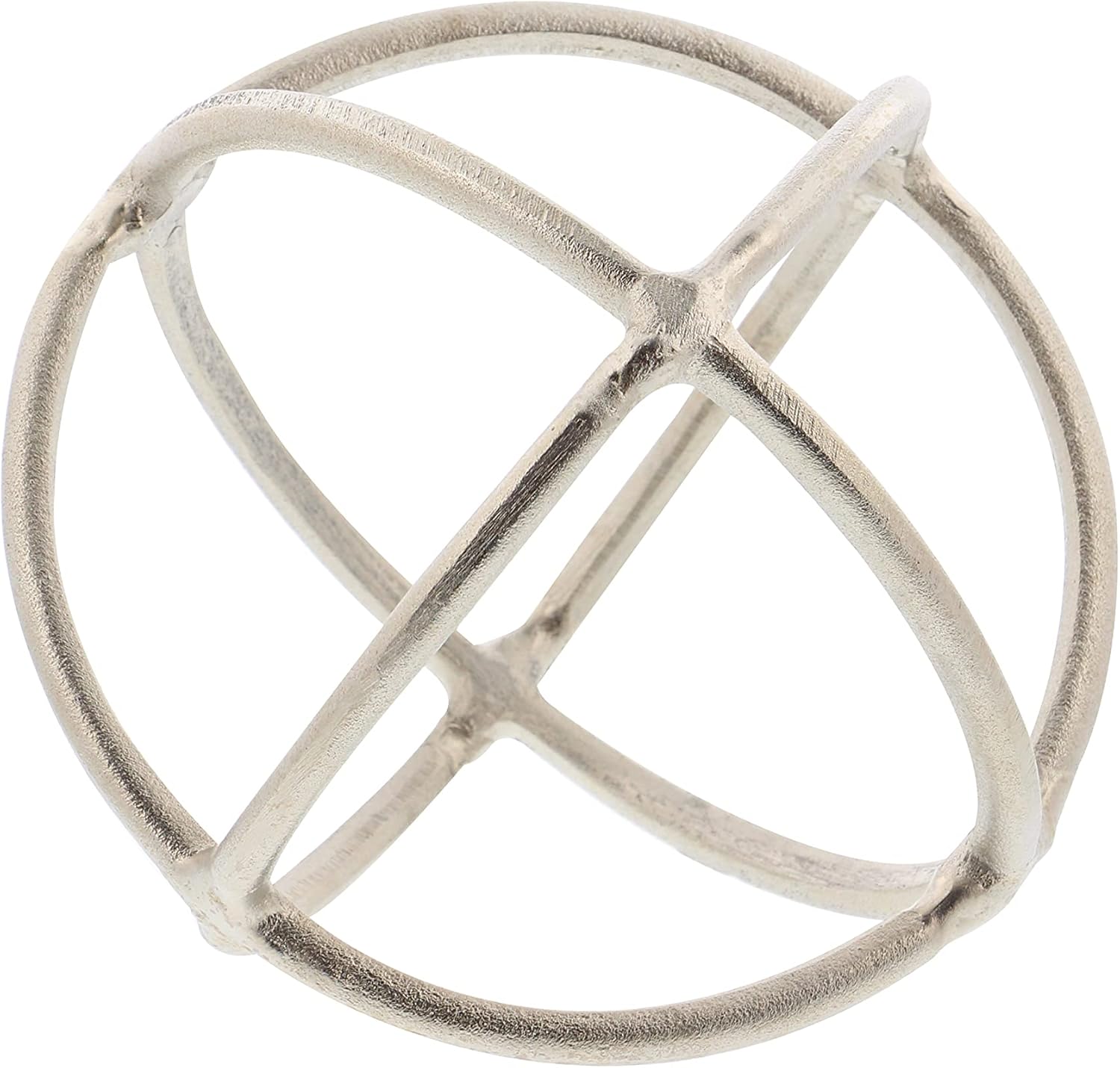 Deco 79 Modern Geometric Wall Sculptures Set of 2 Silver