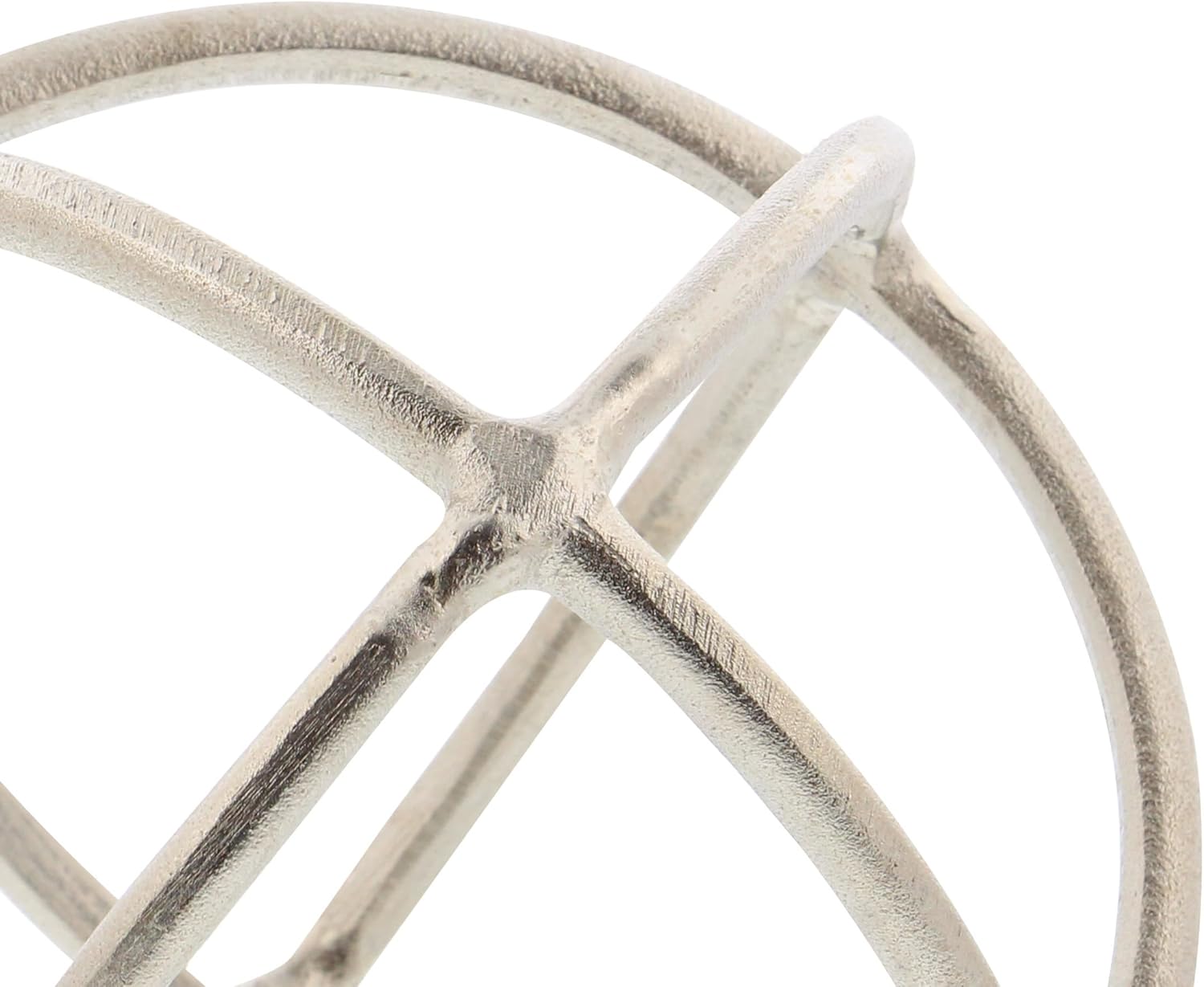 Deco 79 Modern Geometric Wall Sculptures Set of 2 Silver