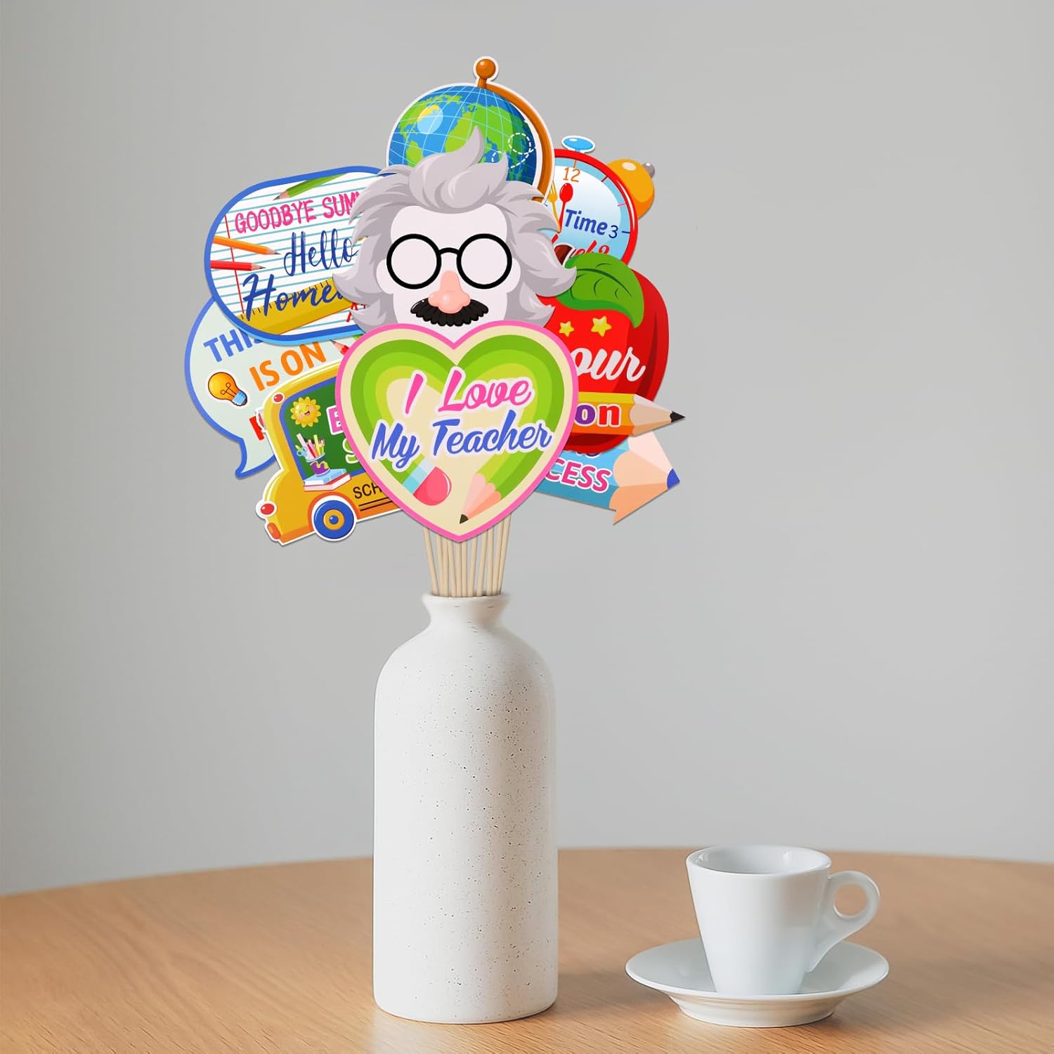 35pcs Novelty Back to School Photo Booth Props for Kids