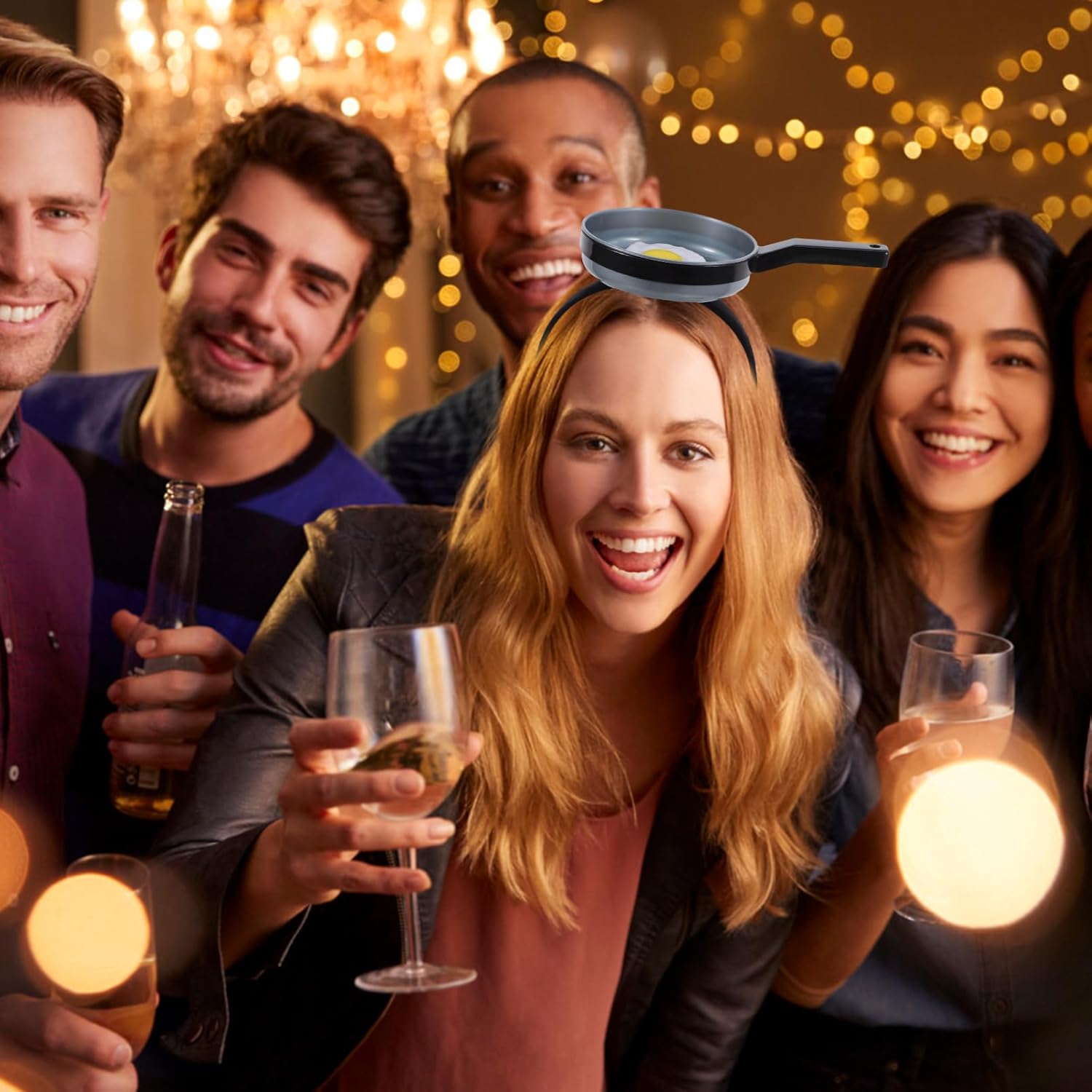 ABOOFAN Frying Pan Headband Party Accessory