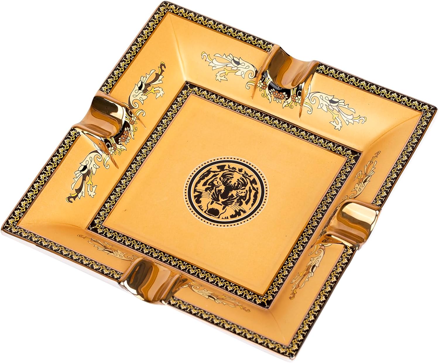 KAWONKA STAR Ceramic Tabletop Ashtray for Home Office Use