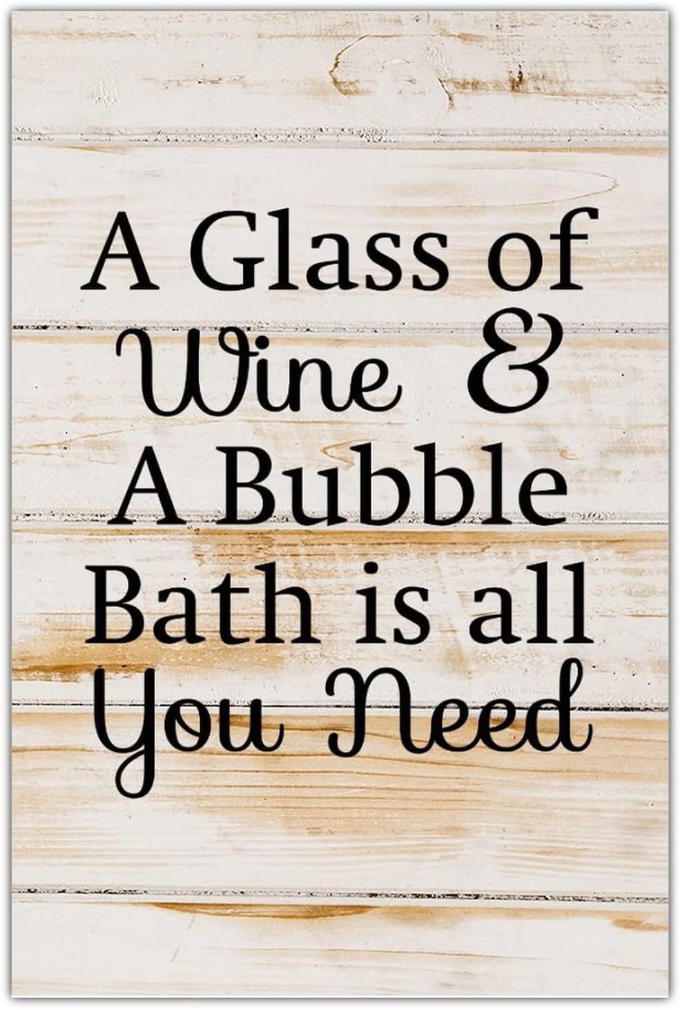 Decorative Wood Sign Farmhouse Rustic Wall Art 8x12 Inch