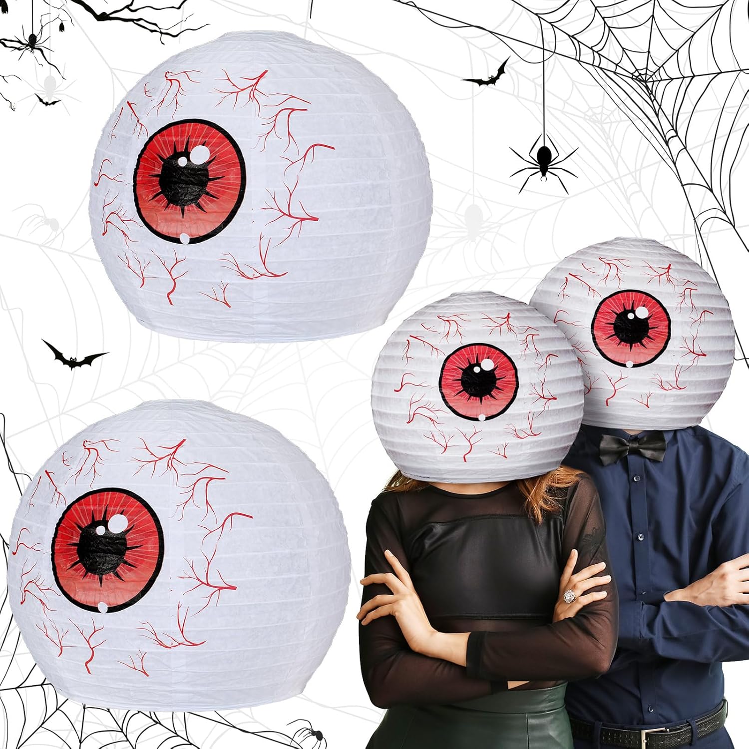 Zoooyawn 2 Pcs Halloween Giant Eyeball Mask Photo Prop