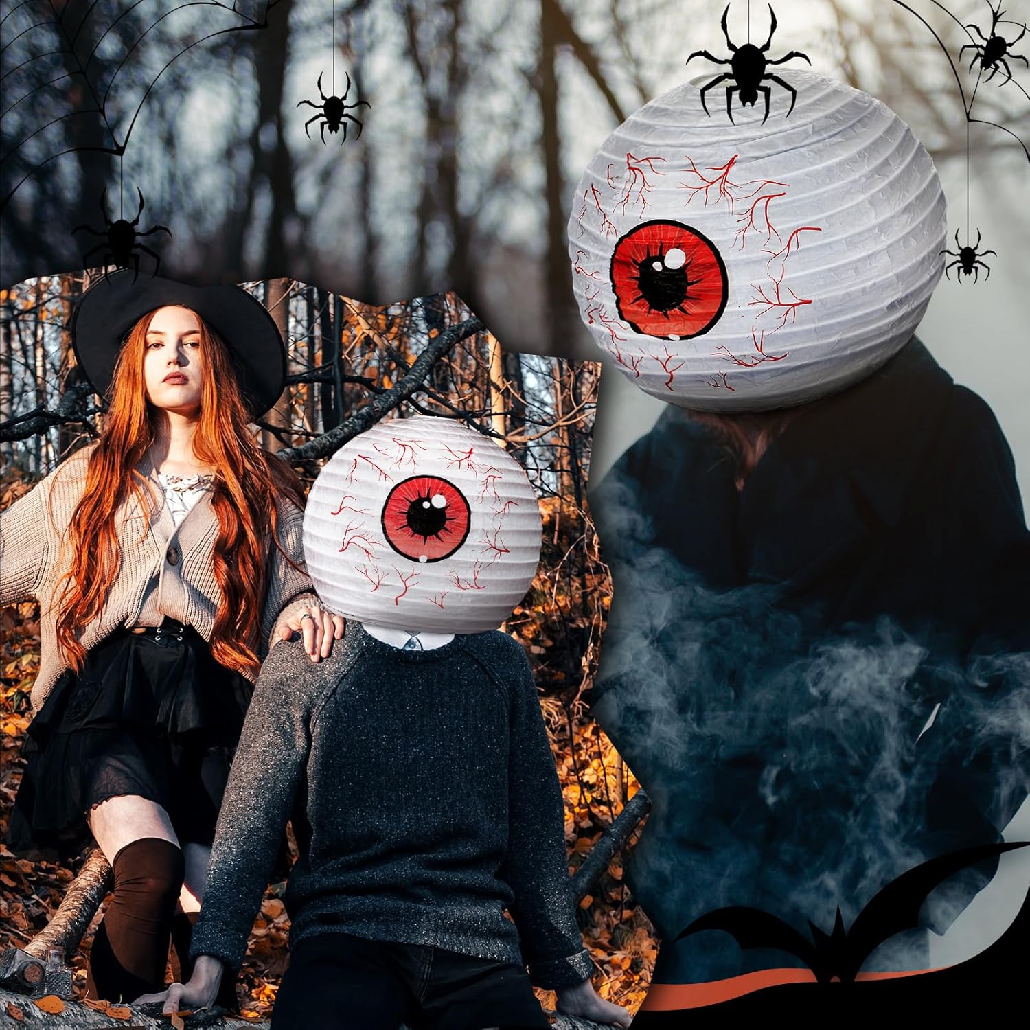 Zoooyawn 2 Pcs Halloween Giant Eyeball Mask Photo Prop