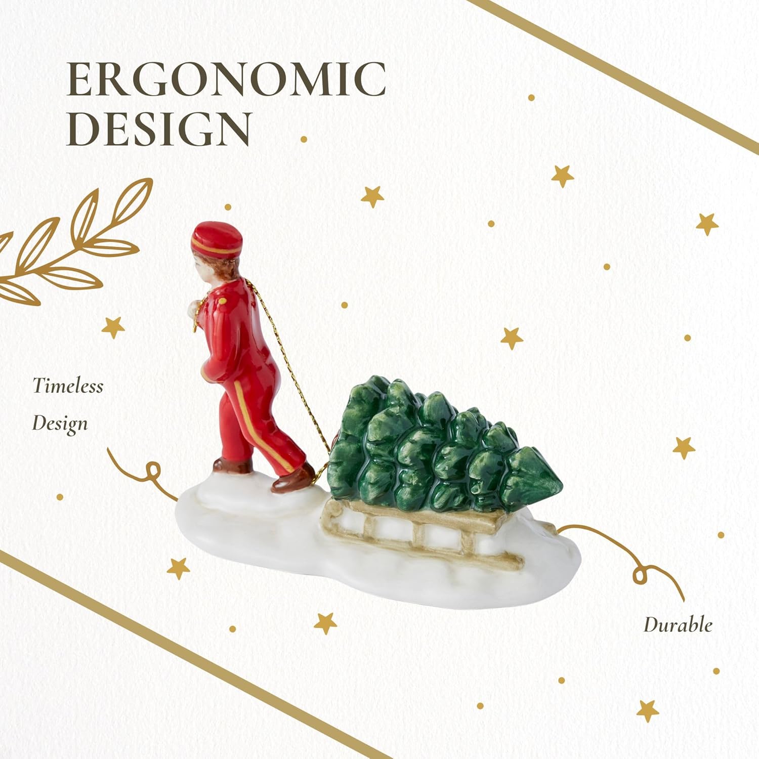 Spode Miniature Christmas Village Figural Decoration