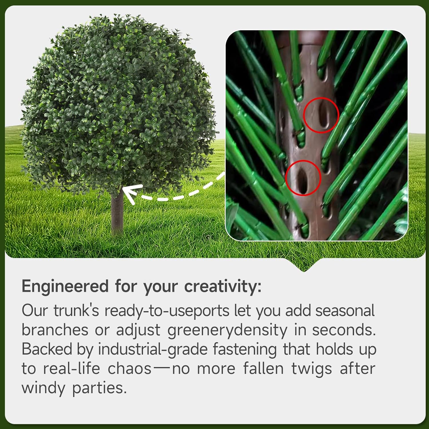 26 Boxwood Topiary Balls Artificial Set of 2