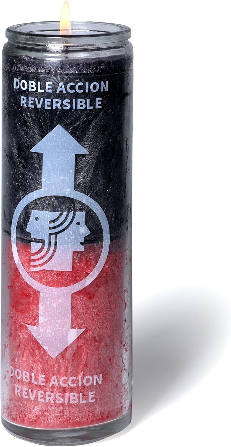 Return to Sender Candle Black Top Red Bottom