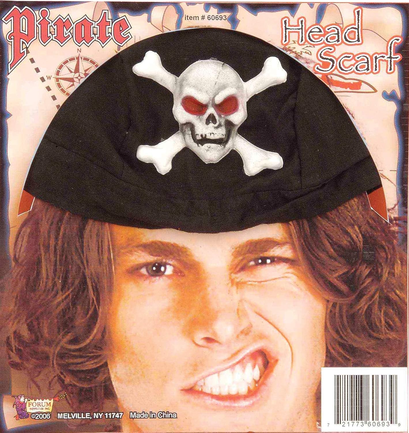 Forum Novelties Pirate Head Scarf Party Supplies Pack of 6