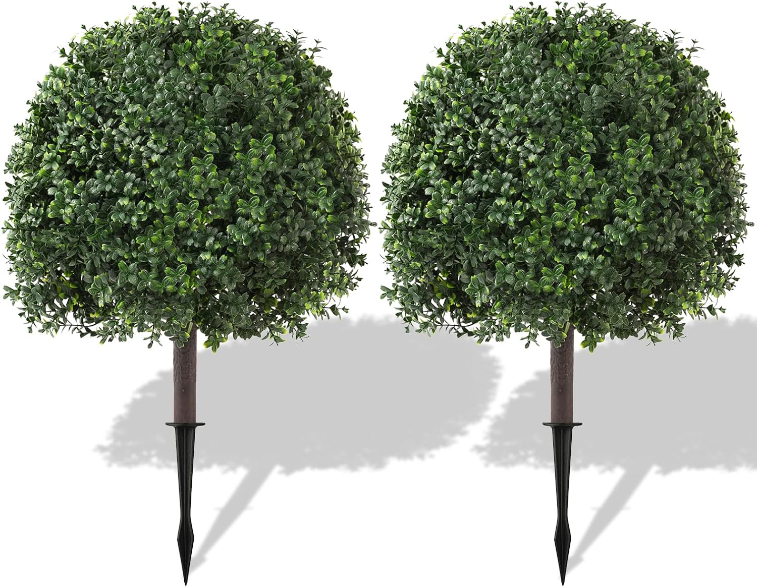 26 Boxwood Topiary Balls Artificial Set of 2