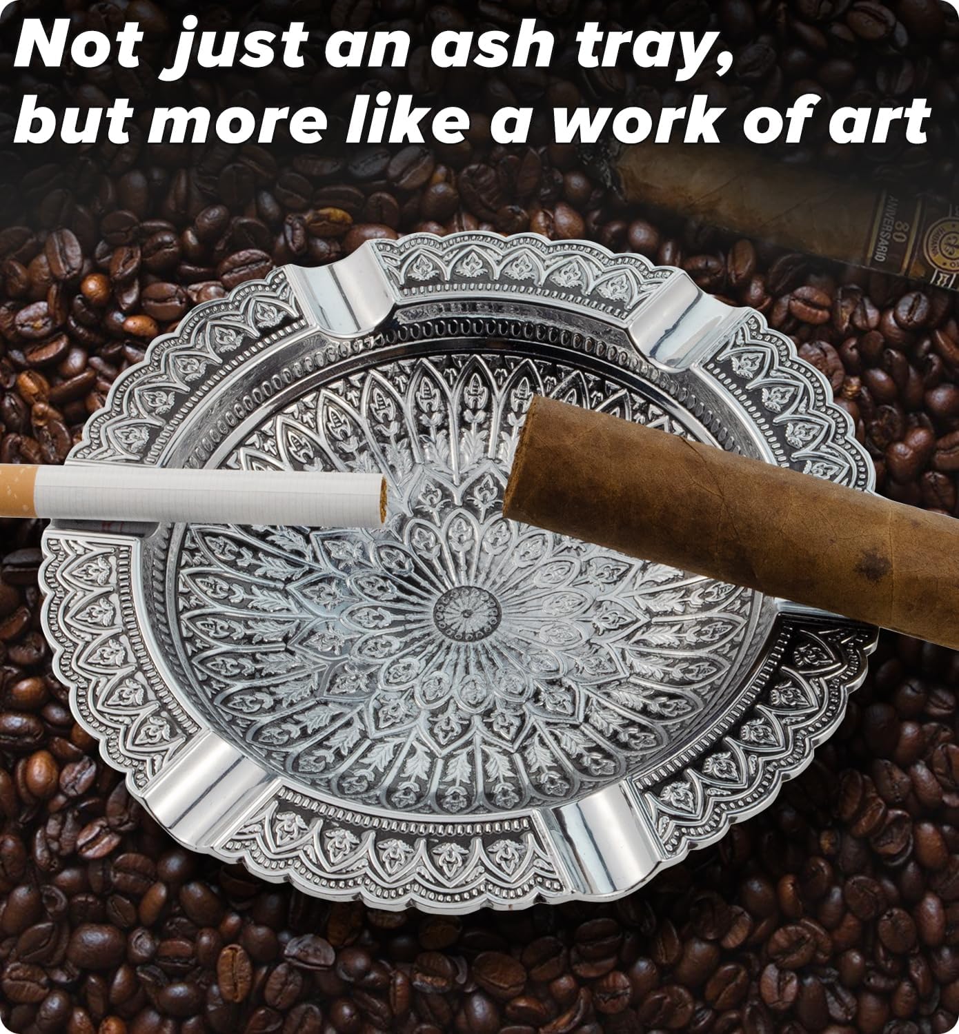 SOZATO Vintage Luxury Cigar Ashtray Holder