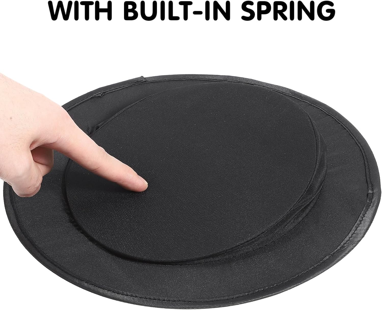 CLISPEED Black Collapsible Top Hat for Men