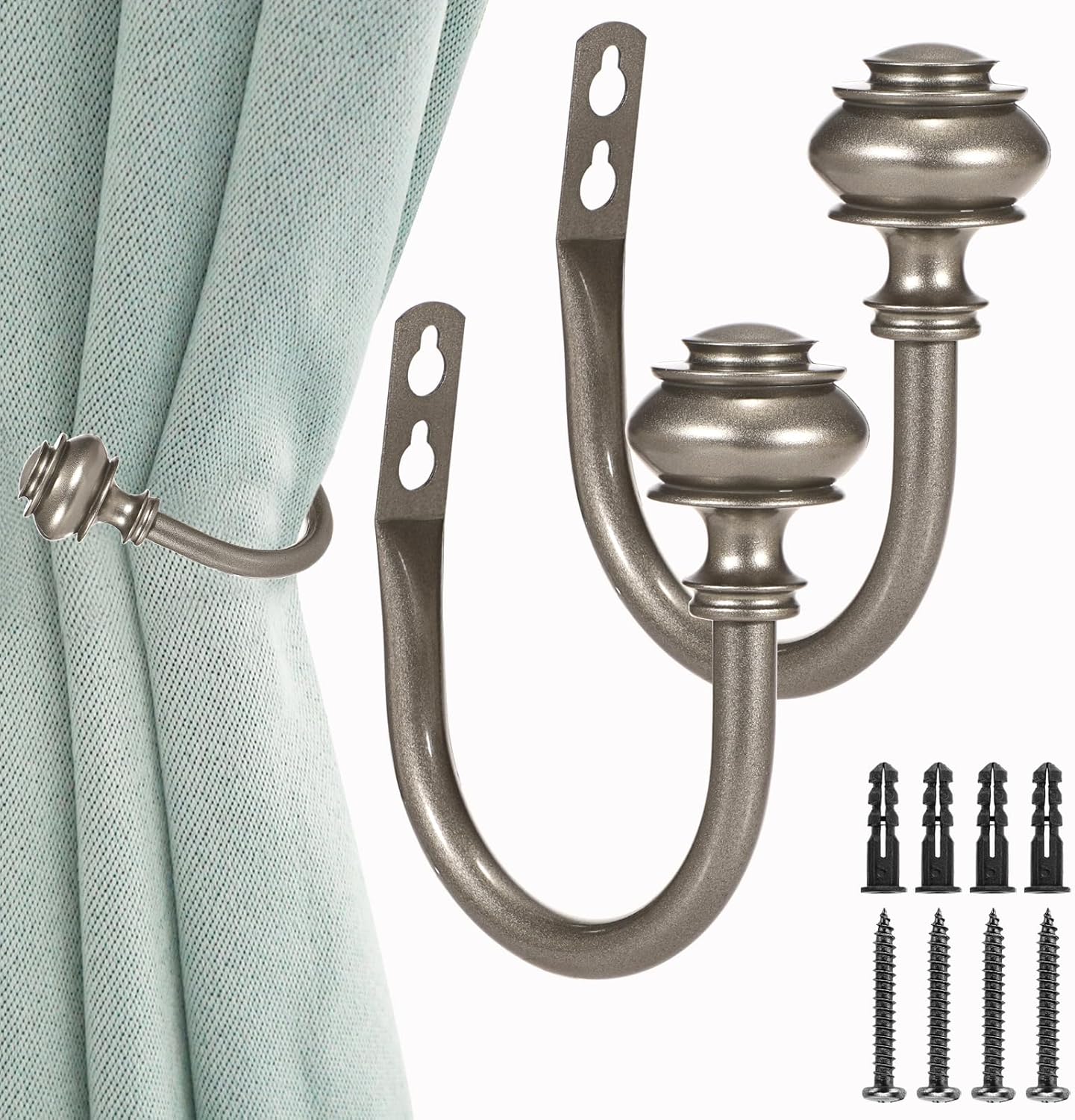 Sumnacon Set of 2 Decorative Curtain Holdbacks
