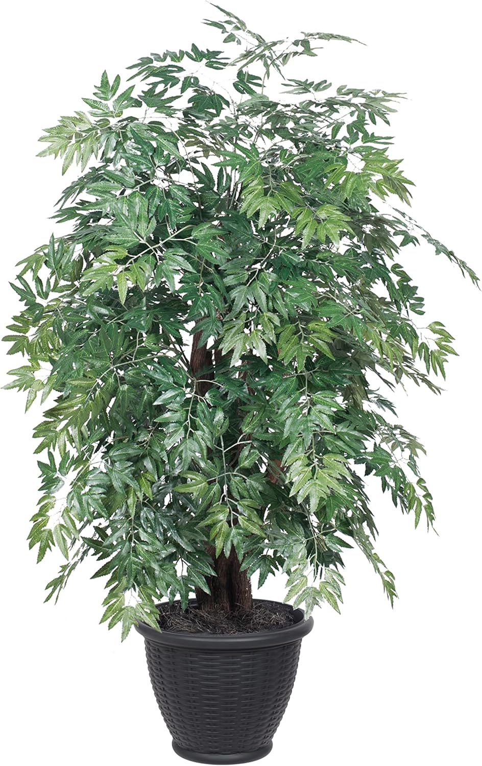 Vickerman 4 Foot Indoor Artificial Ming Aralia Bush