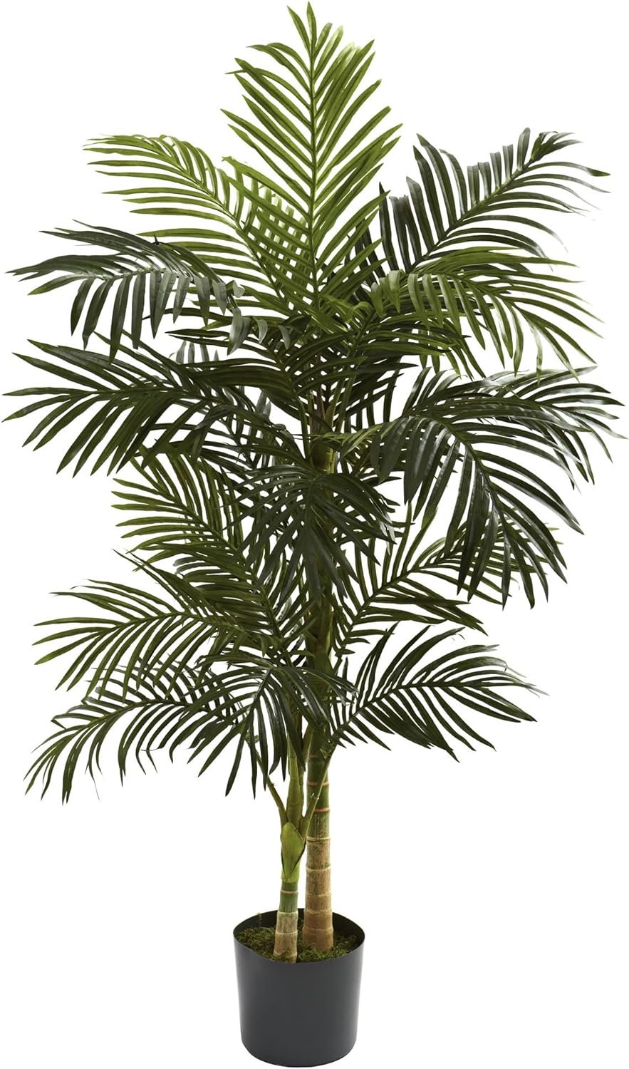 Nearly Natural 5ft Golden Cane Palm Artificial Tree