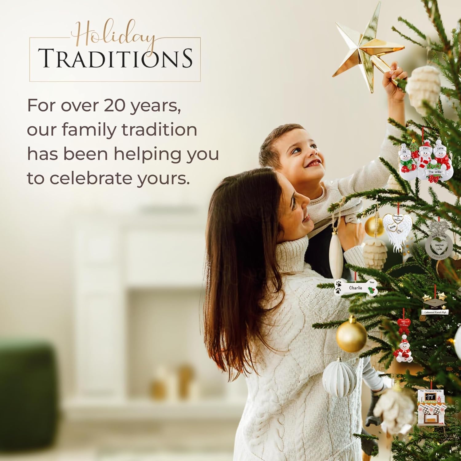 Personalized Menorah Ornament 2025 Custom Gift for Hanukkah