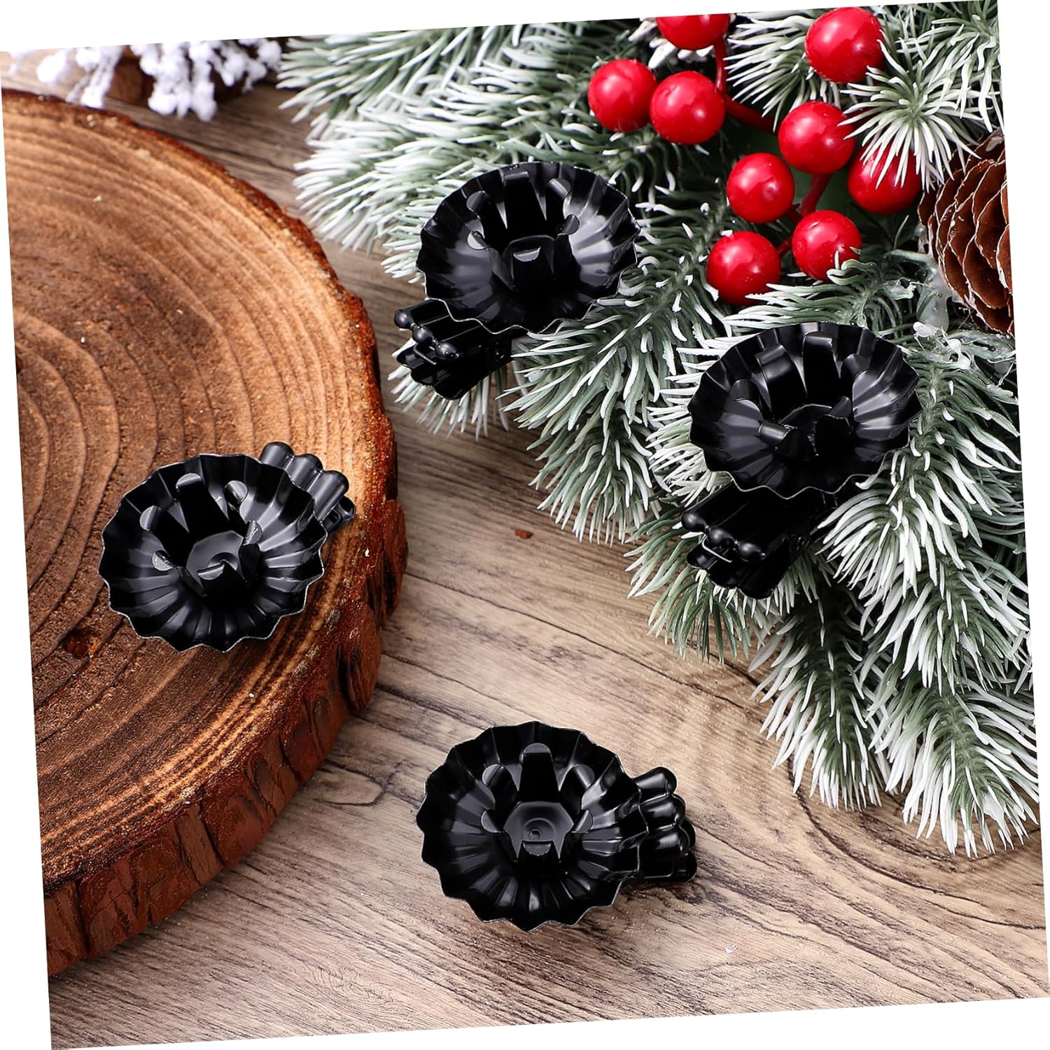 ABOOFAN 20pcs Metal Candle Clips for Christmas Tree Decoration