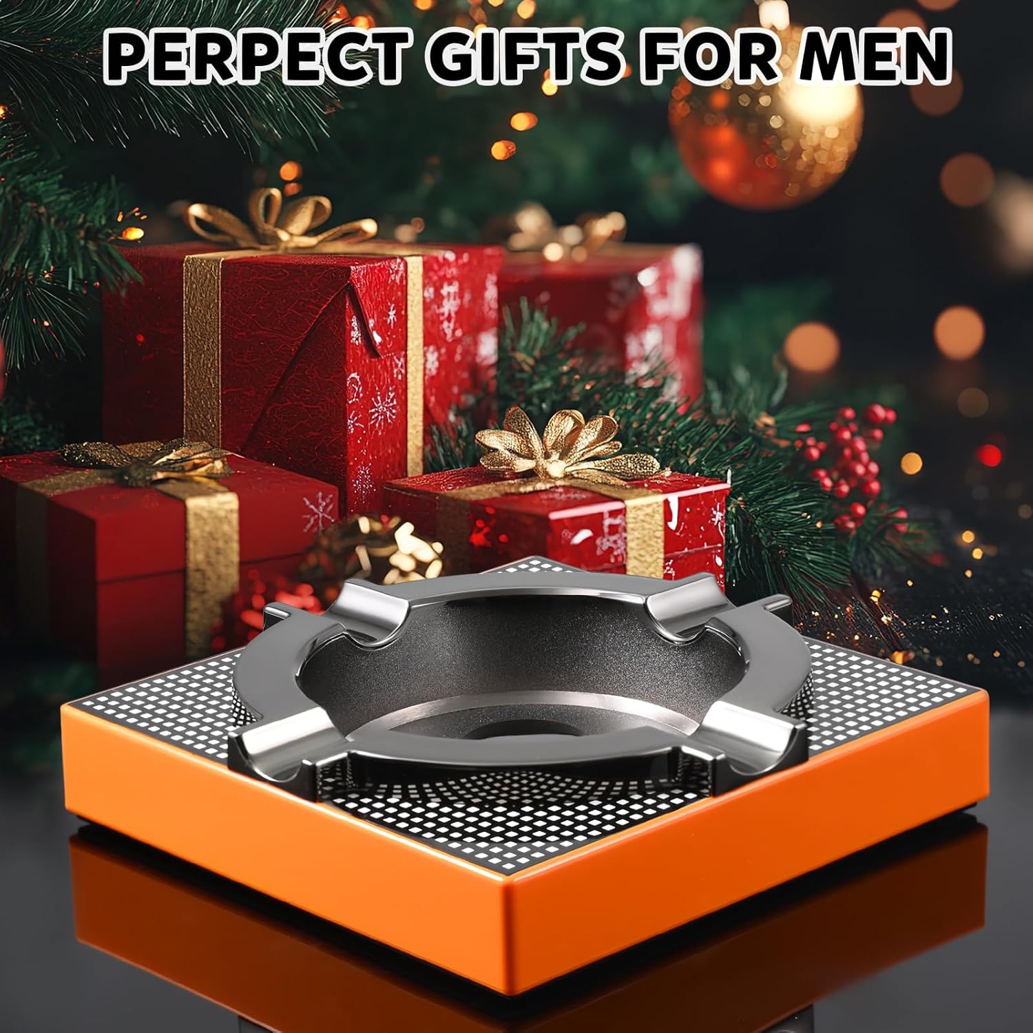 OILP Cigar Ashtray Outdoor with Black Gift Box