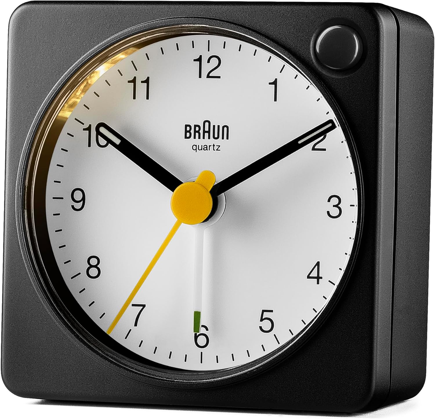 Braun Classic Travel Analogue Alarm Clock with Snooze and Light