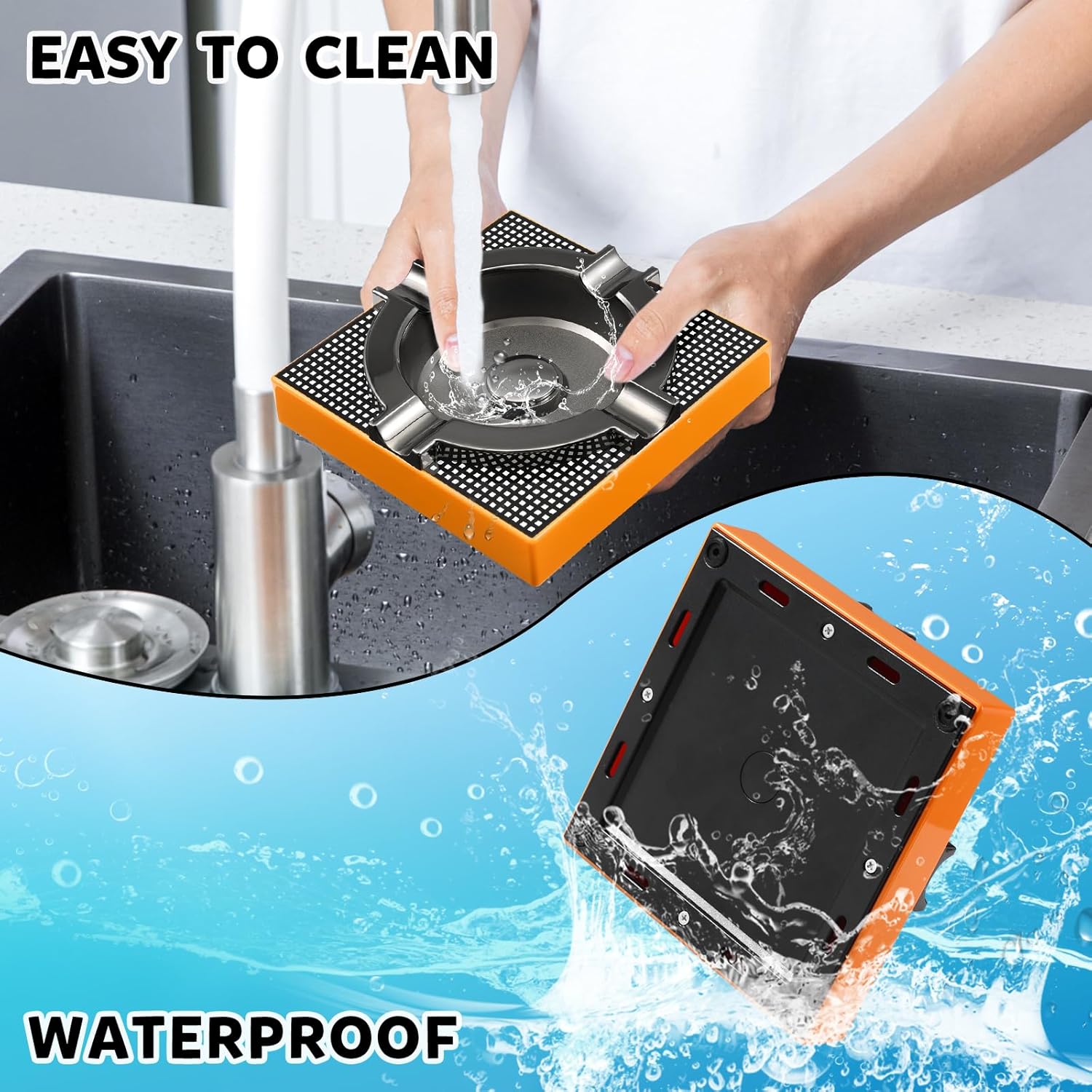 OILP Cigar Ashtray Outdoor with Black Gift Box