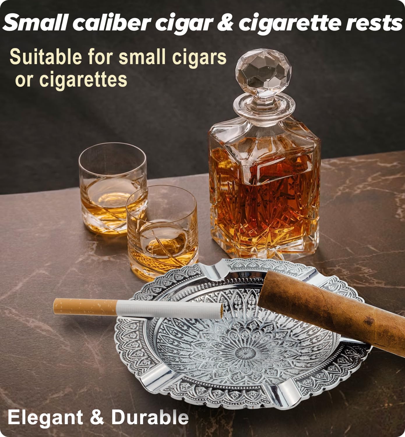 SOZATO Vintage Luxury Cigar Ashtray Holder