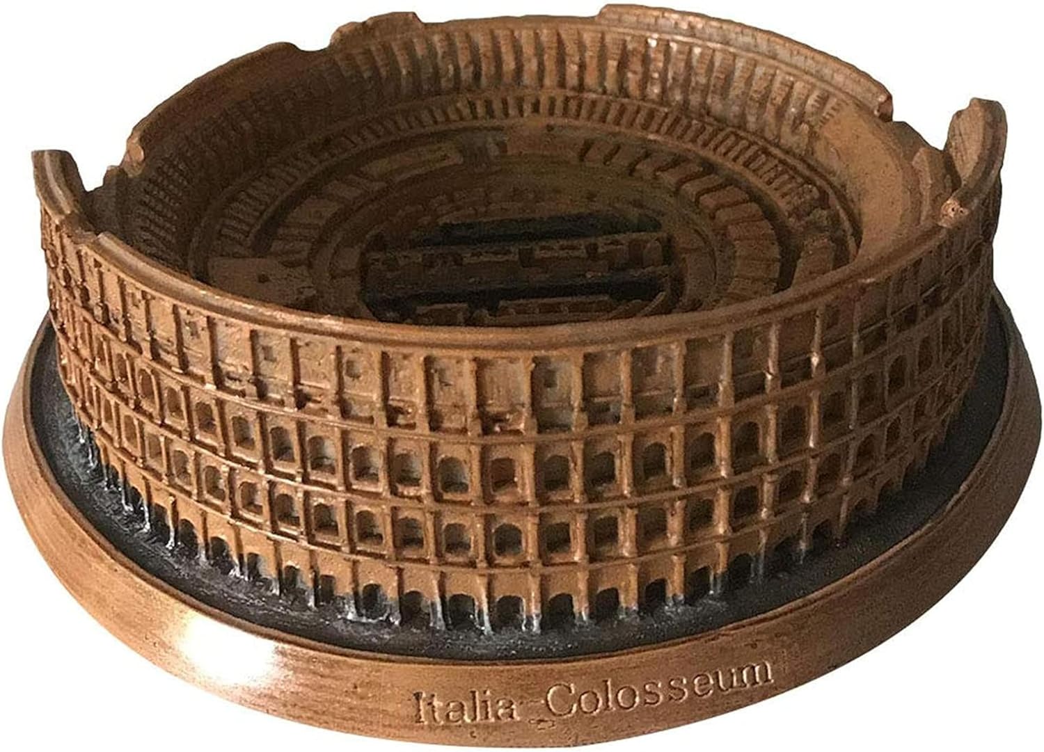 Rome Colosseum Resin Statue Decor Sculpture Brown