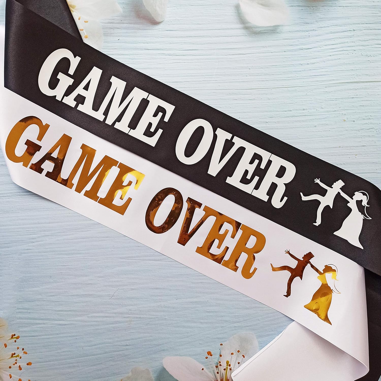 Game Over Bachelor Party Groom Sash for Gamers