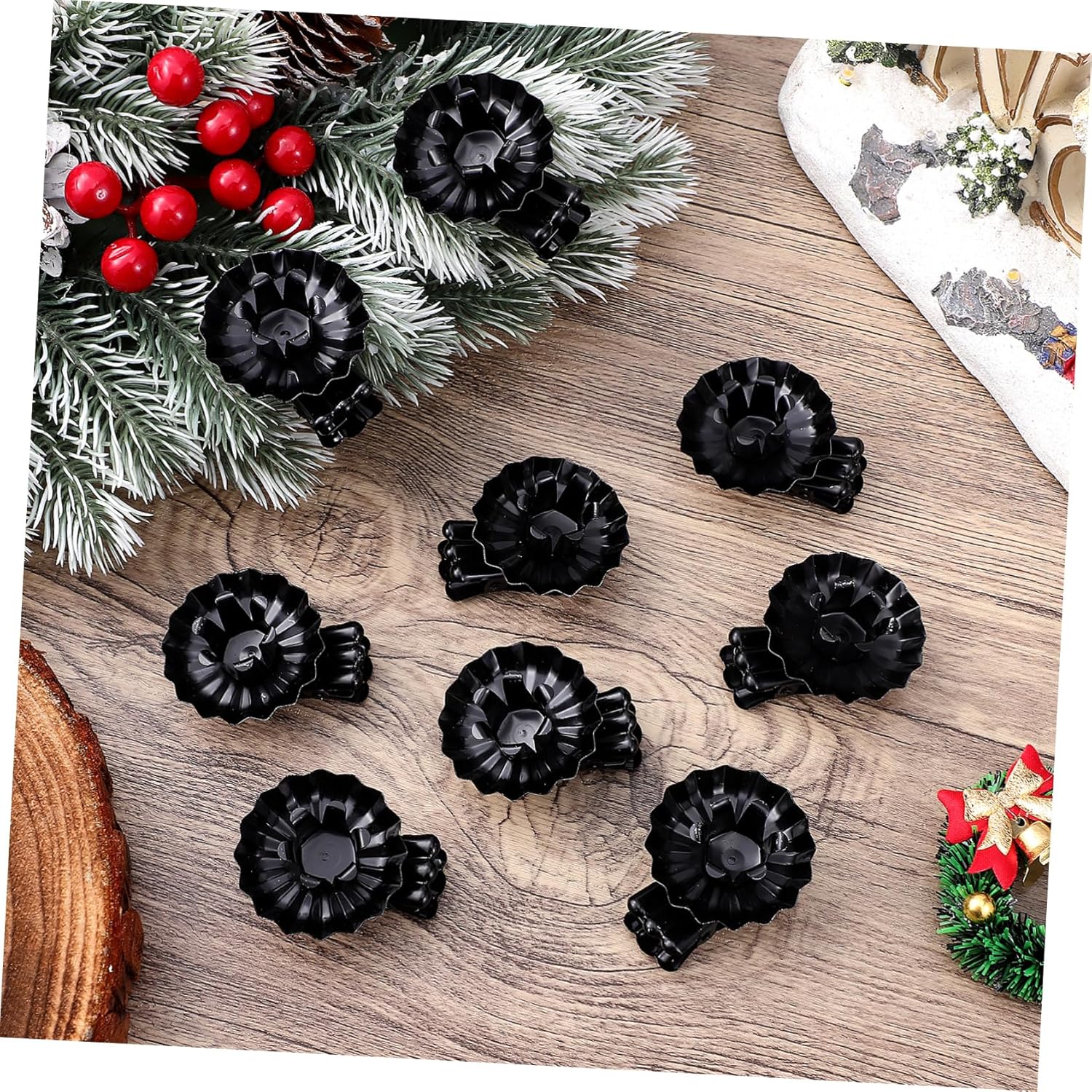 ABOOFAN 20pcs Metal Candle Clips for Christmas Tree Decoration