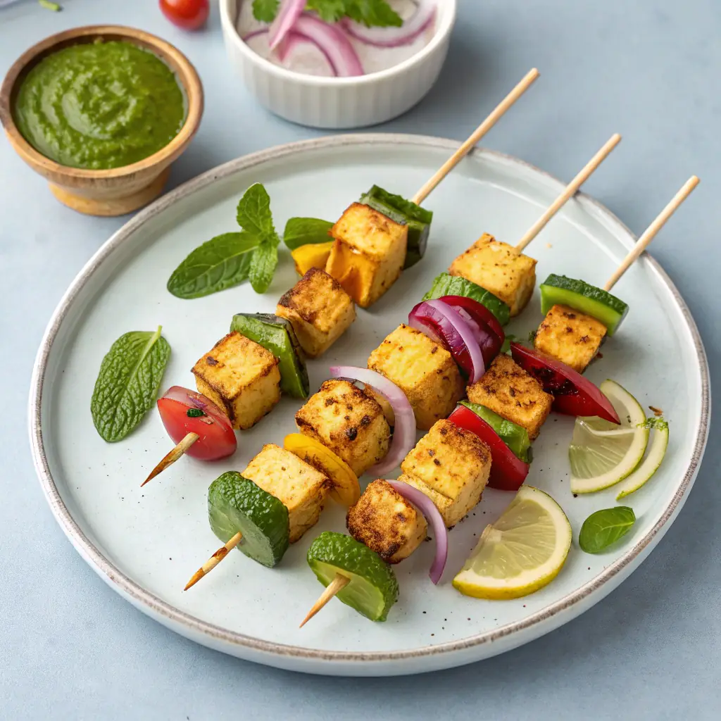 Paneer Tikka Skewers